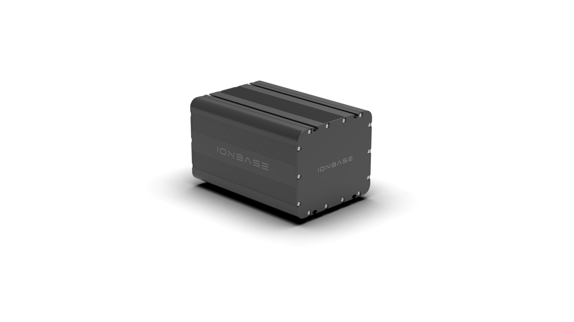 IONBASE Lithium Battery 24V 3400Wh Black - Rear view