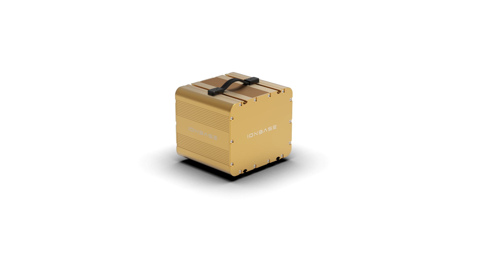 IONBASE Lithium Battery 12V 1700Wh 133Ah Gold - Rear view
