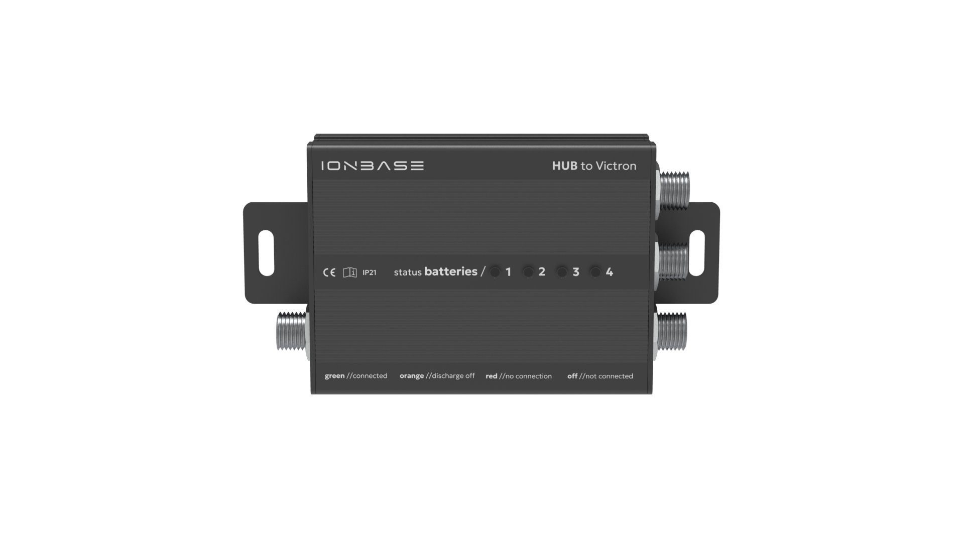 IONBASE hub to Victron - Front view