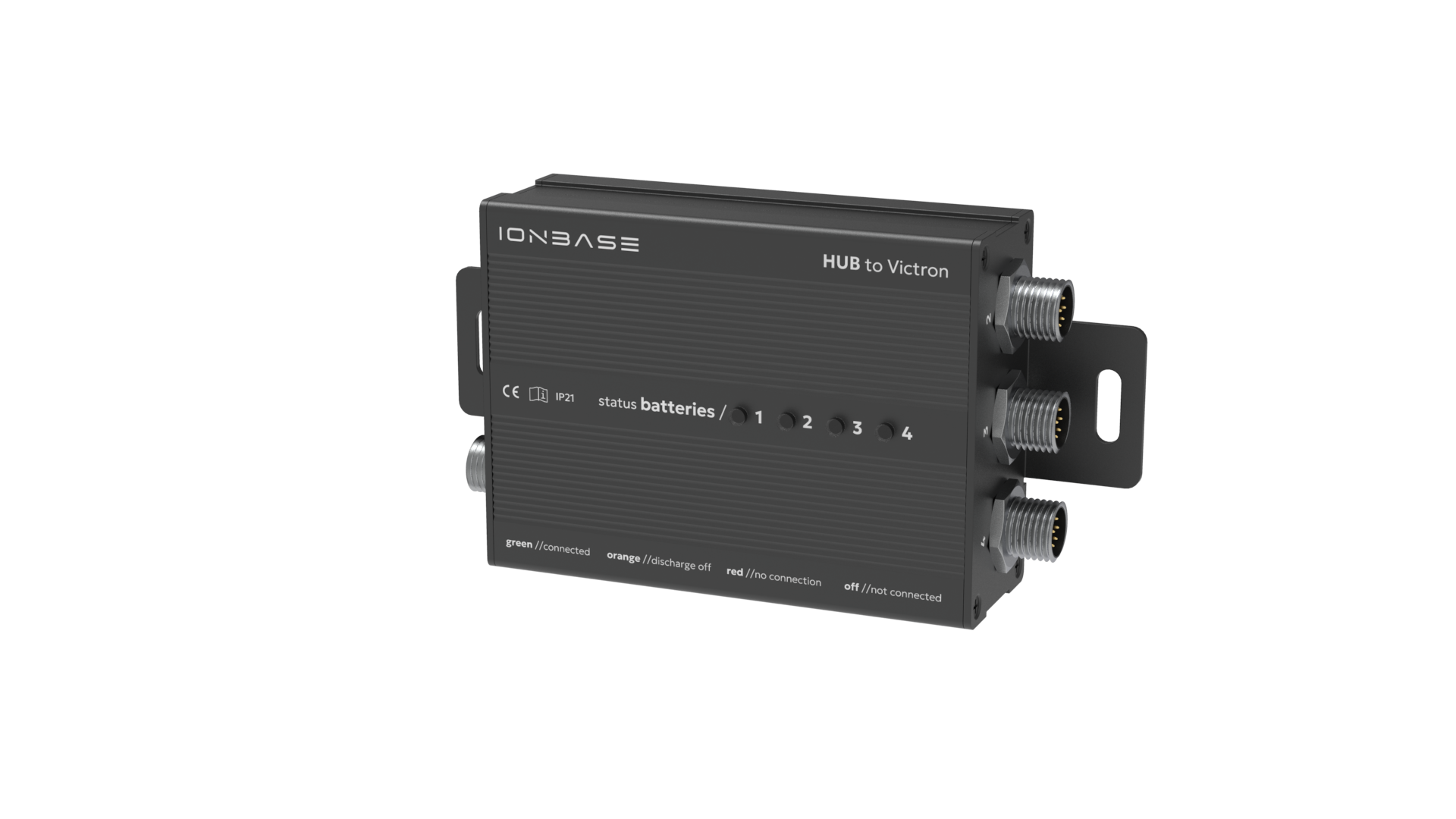 IONBASE hub to Victron - Right iso view