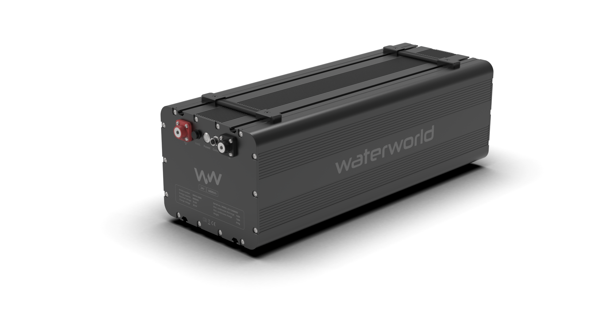 Waterworld Battery WW24-6800 - With Handles
