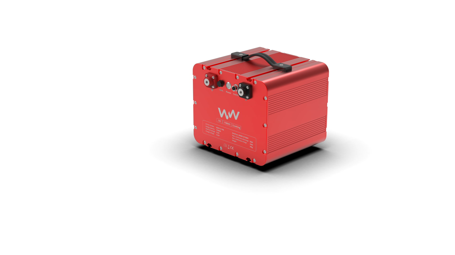 Waterworld Battery WWC12-1700 - With Handle
